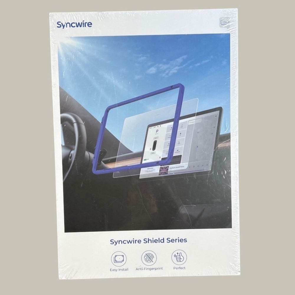 Syncwire Shield Series 15 Matte Tempered Glass Screen Protector for Tesla SW2067
